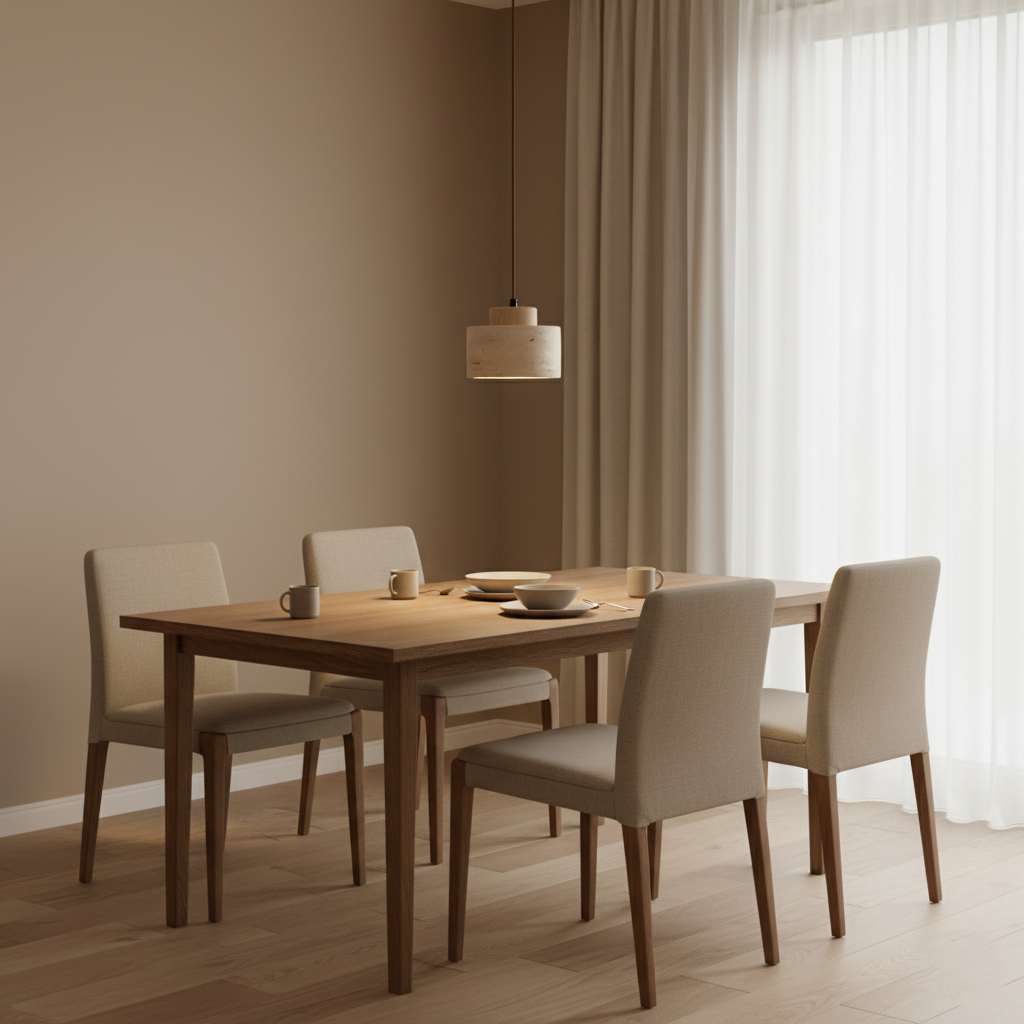 Nordic Travertine Clear Minimalist Pendant Light