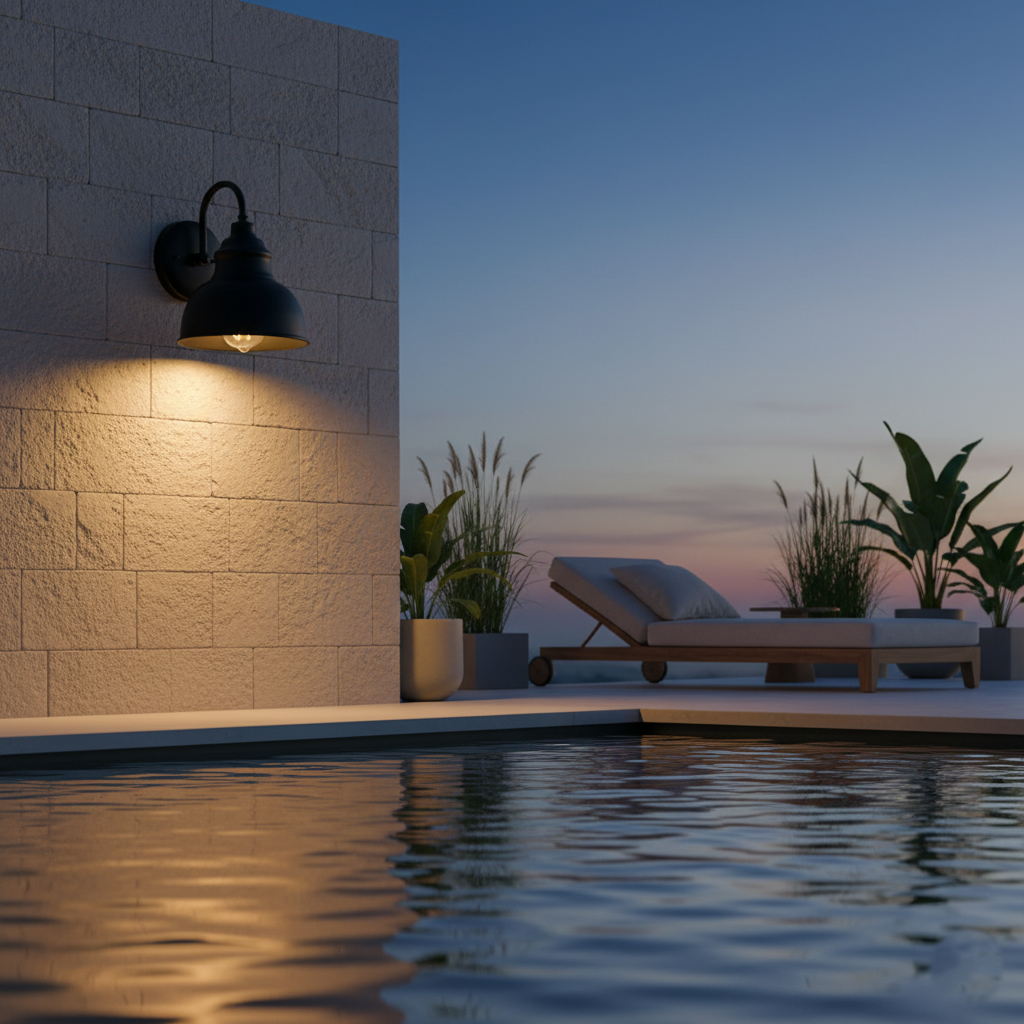 Vintage Retro Metal Wall Waterproof Outdoor Light