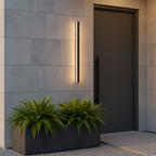 Edge Smooth Minimalist Linear Metal Outdoor Wall Lamp