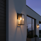 Retro Radenko Glass Outdoor Wall Light