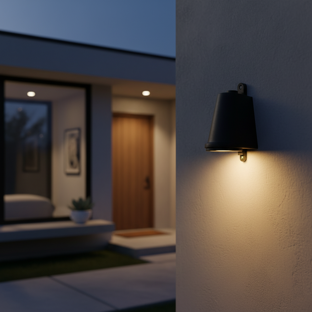 Industrial Metal Bell-Shaped IP65 Waterproof Outdoor Wall Light