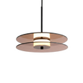 Lumira Amber Glow Minimalist Glass Pendant Light