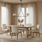 Beatrix Modern Linen Pendant Light