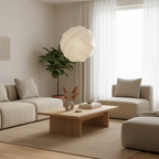 Wabi Sabi Silk Ball Japandi Pendant Light