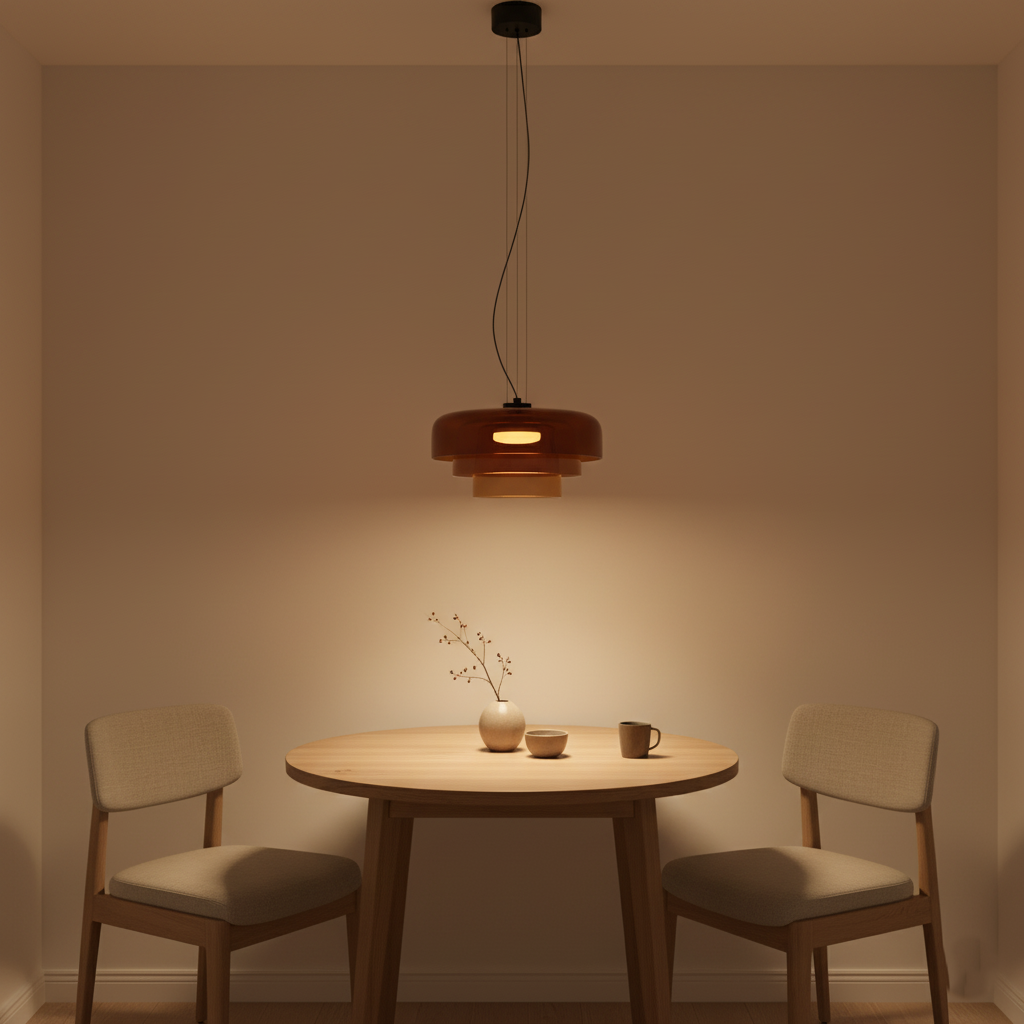 Nordic Celestial Glass Pendant Light