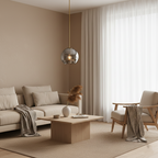 Solara Nordic Spherical Glass Pendant Light