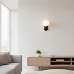 Luma Nordic Glass Orb Wall Light