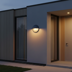 Aldric Retro Industrial Outdoor Glass Wall Lamp