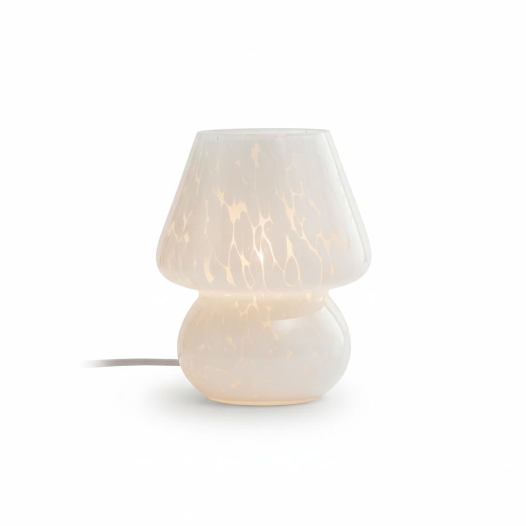 Miro Colorful Mushroom Glass Table Lamp