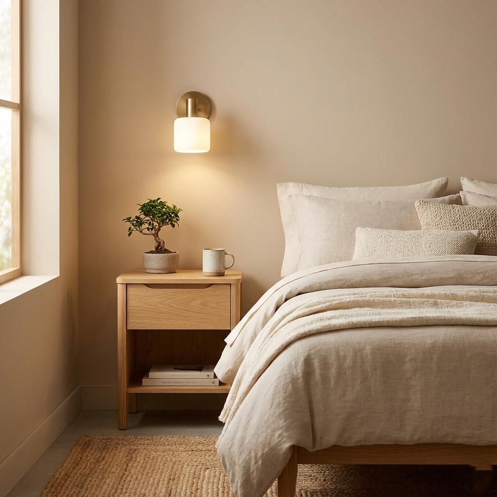 Arden Ivory Modern Porcelain Wall Light
