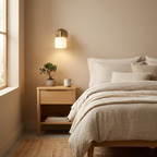 Arden Ivory Modern Porcelain Wall Light