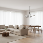 Beatrix Modern Linen Pendant Light