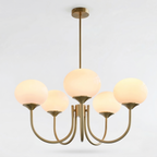 Marshmallow Modern Glass Chandelier