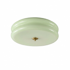 Aurelio Art Deco Vintage Glass Ceiling Light