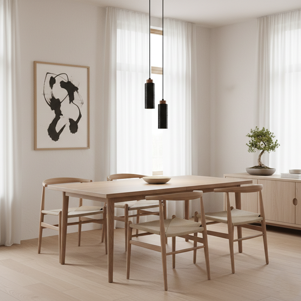 Morvain Medieval Black Travertine Pendant Light