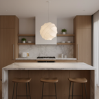 Wabi Sabi Silk Ball Japandi Pendant Light