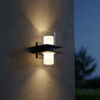 Modern Cylindrical Dual Head IP65 Waterproof Outdoor Light