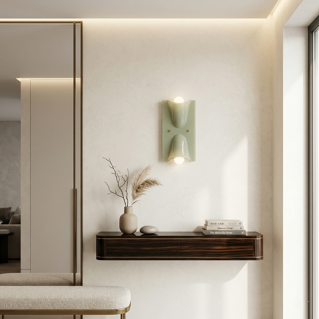 Fiora Nordic Modern Glass Wall Light