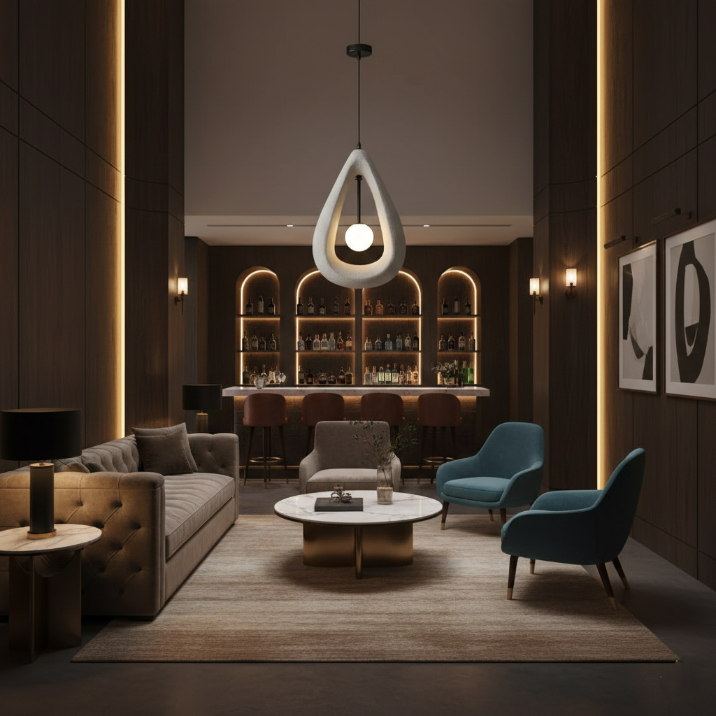 Triangle Burst Nordic Pendant Light