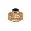 Woven Lantern Boho Radiance Rattan Ceiling Light