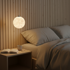 Lunar Glow Modern Glass Pendant Light
