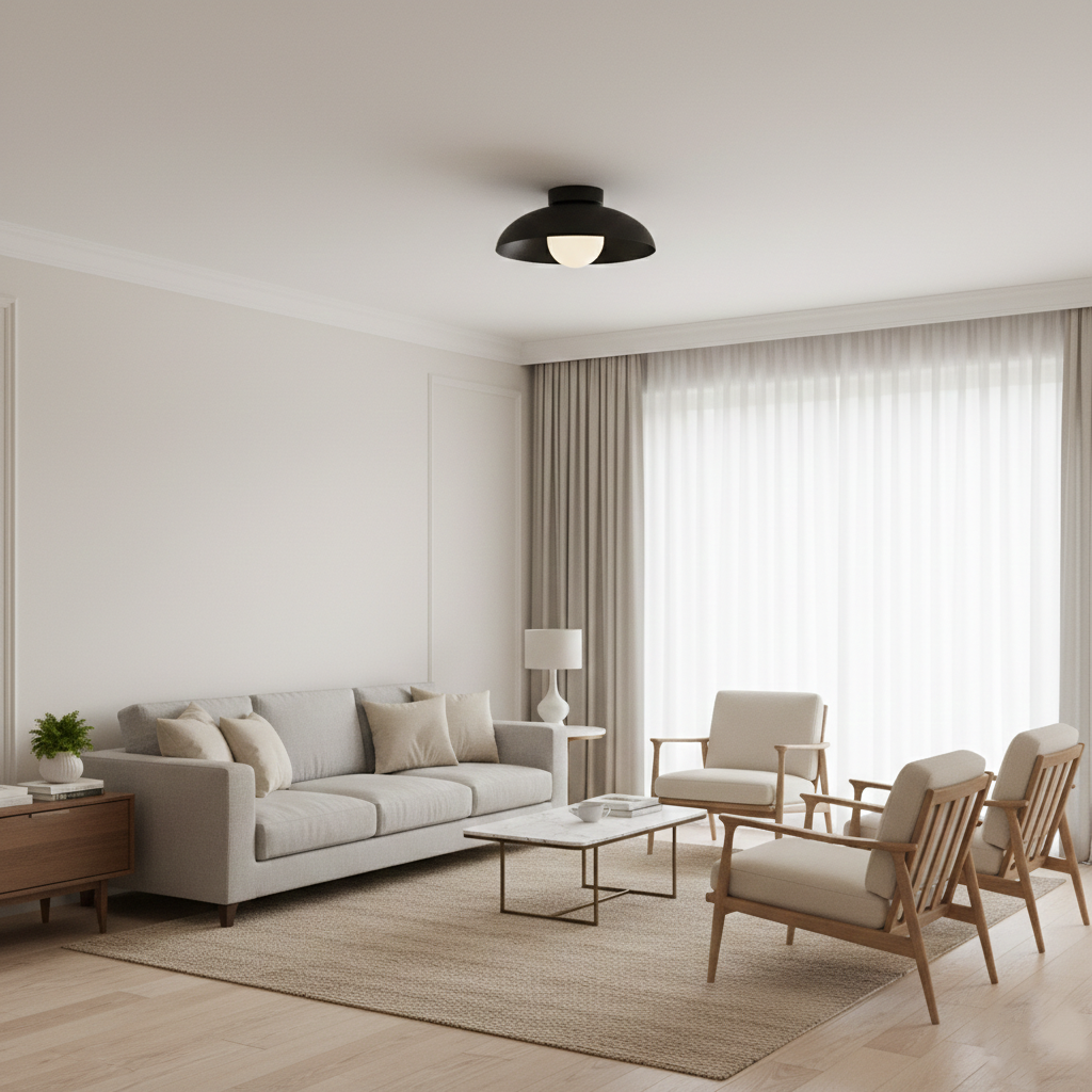 Radiant Translucent Glow Nordic Glass Ceiling Light