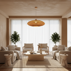 Treasure of the Dawn Bamboo Rattan Pendant Light
