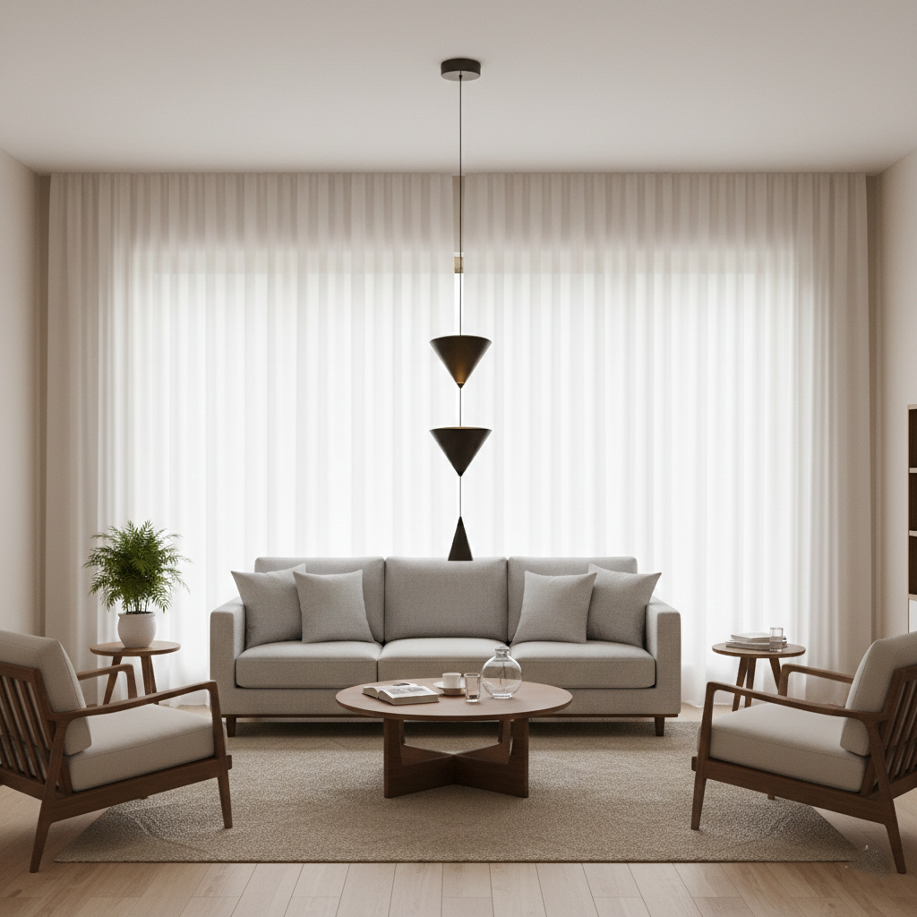 Arvelo Conical Minimalist Metal Pendant Light