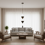 Arvelo Conical Minimalist Metal Pendant Light