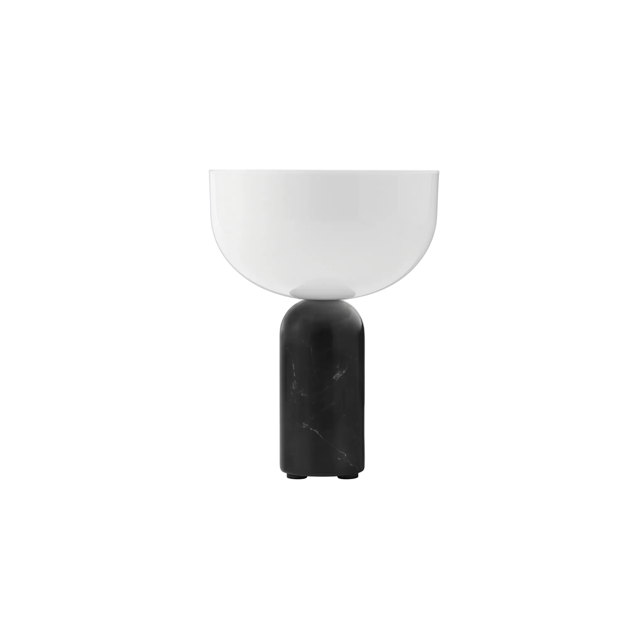 Aria Marble Dome Cordless Modern Marble Table Lamp