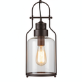 Industrial Vintage Iron Glass Jar Pendant Light