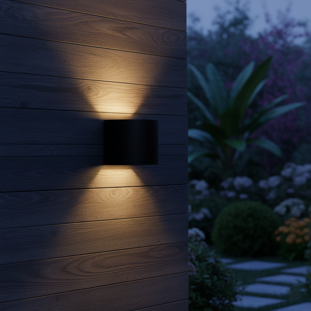 Nordic Round Shaped IP65 Waterproof Outdoor Wall Light