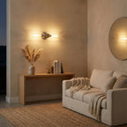 Averin Modern Glass Double Tube Wall Light
