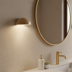 Travertine Nordic Semicircular Wall Light
