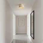Lilith Retro Resin Semi Flush Mount Ceiling Light