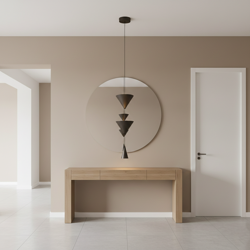 Arvelo Conical Minimalist Metal Pendant Light