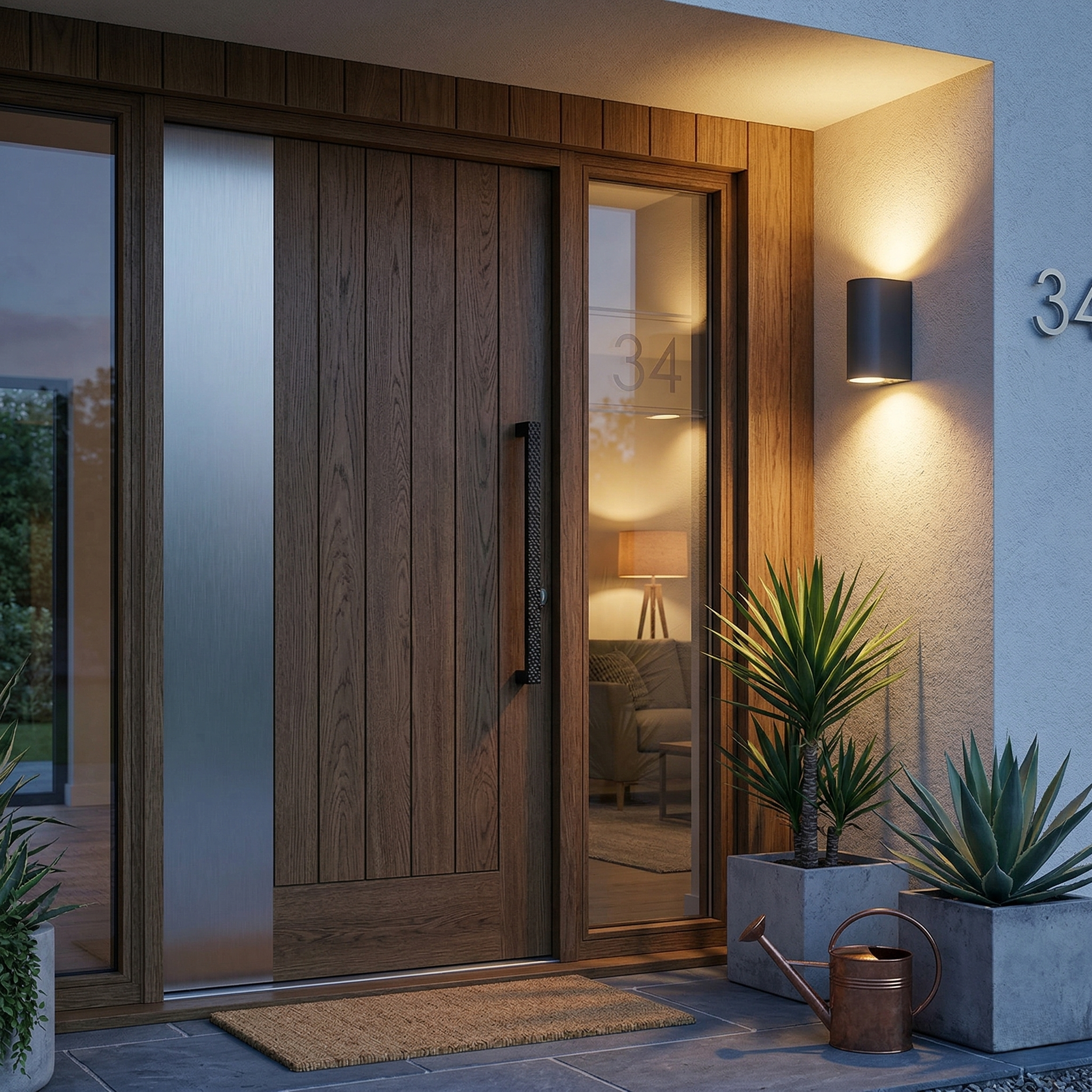 Kael Modern Waterproof Metal Outdoor Wall Light