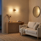 Averin Modern Glass Double Tube Wall Light