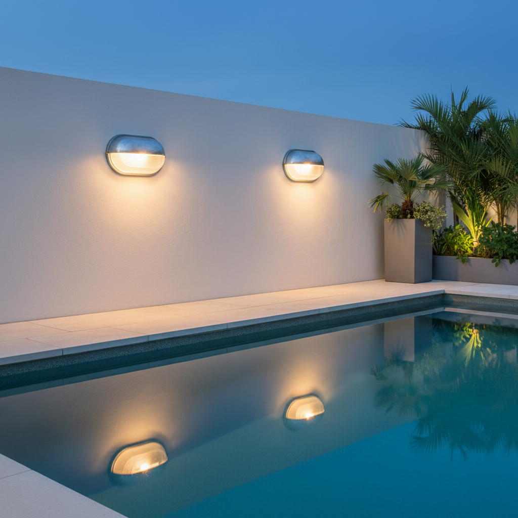 Aldric Retro Industrial Outdoor Glass Wall Lamp