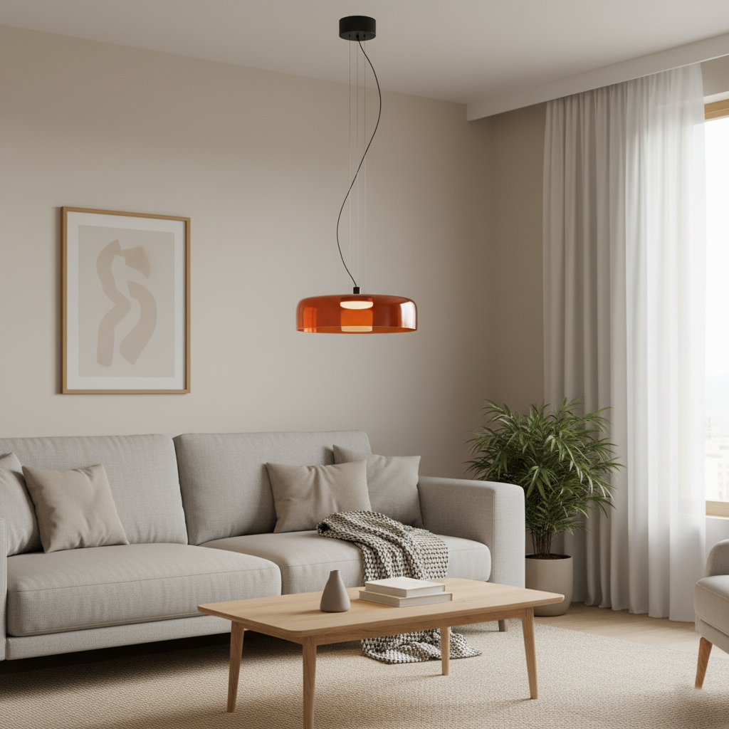 Nordic Celestial Glass Pendant Light