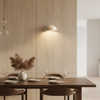 Travertine Nordic Semicircular Wall Light