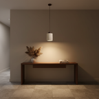Nordic Travertine Clear Minimalist Pendant Light