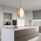 Zen Harmony Japandi Fabric Pendant Light