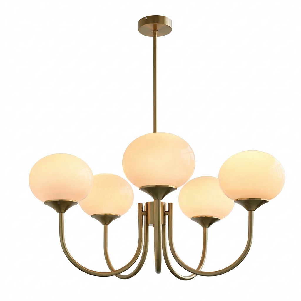 Marshmallow Modern Glass Chandelier