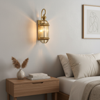 Retro European Brass IP65 Waterproof Outdoor Wall Light