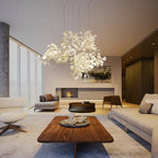 Vital Bloom Ceramic Leaf Modern Chandelier