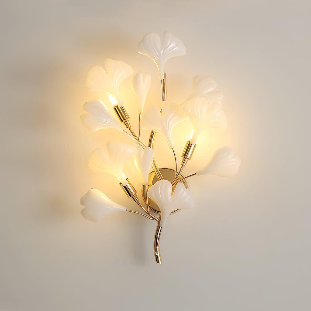 Ginkgo Valley Ceramic Wall Light