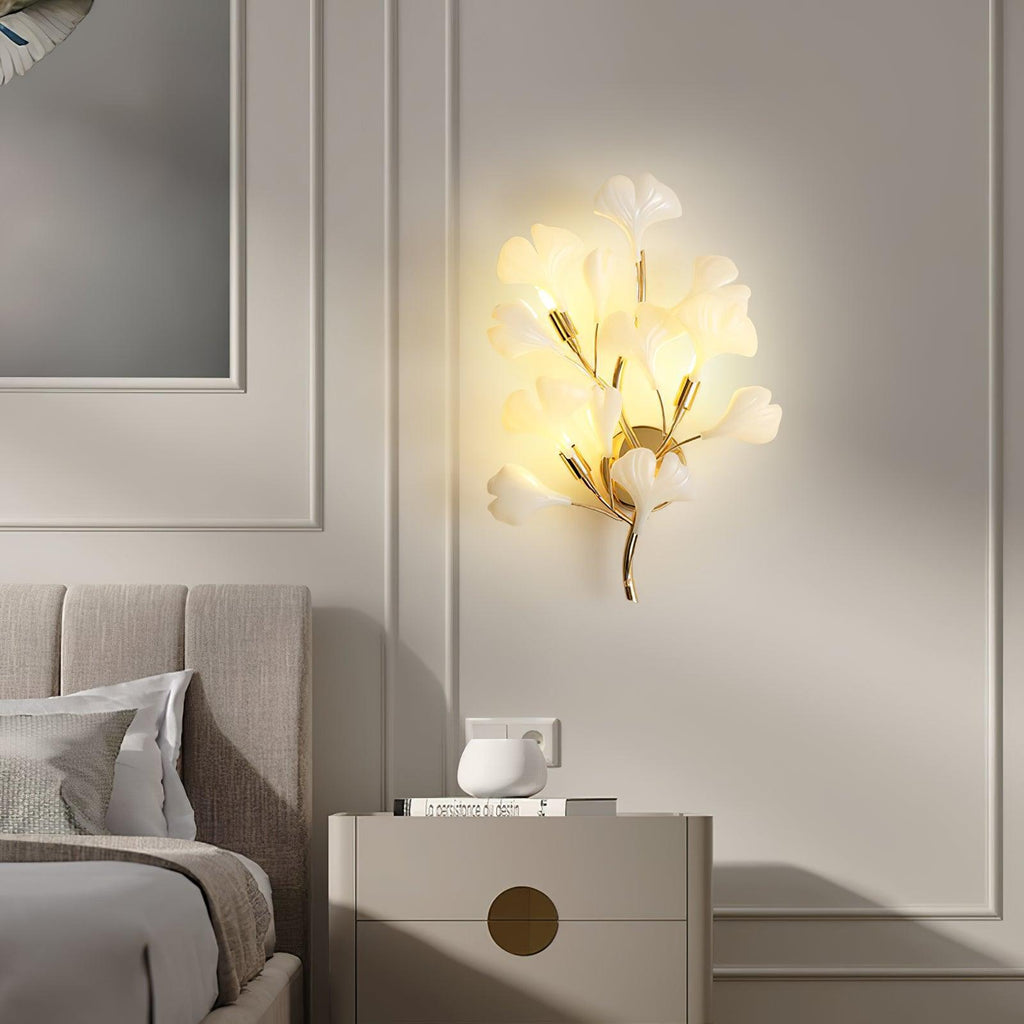 Ginkgo Valley Ceramic Wall Light