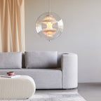 Luminous Sphere Modern Metal Acrylic Pendant Light