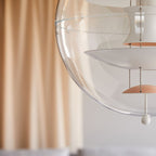 Luminous Sphere Modern Metal Acrylic Pendant Light